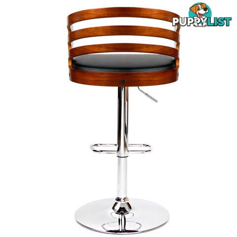 Wooden Bar PU Leather Stool