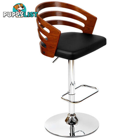 Wooden Bar PU Leather Stool