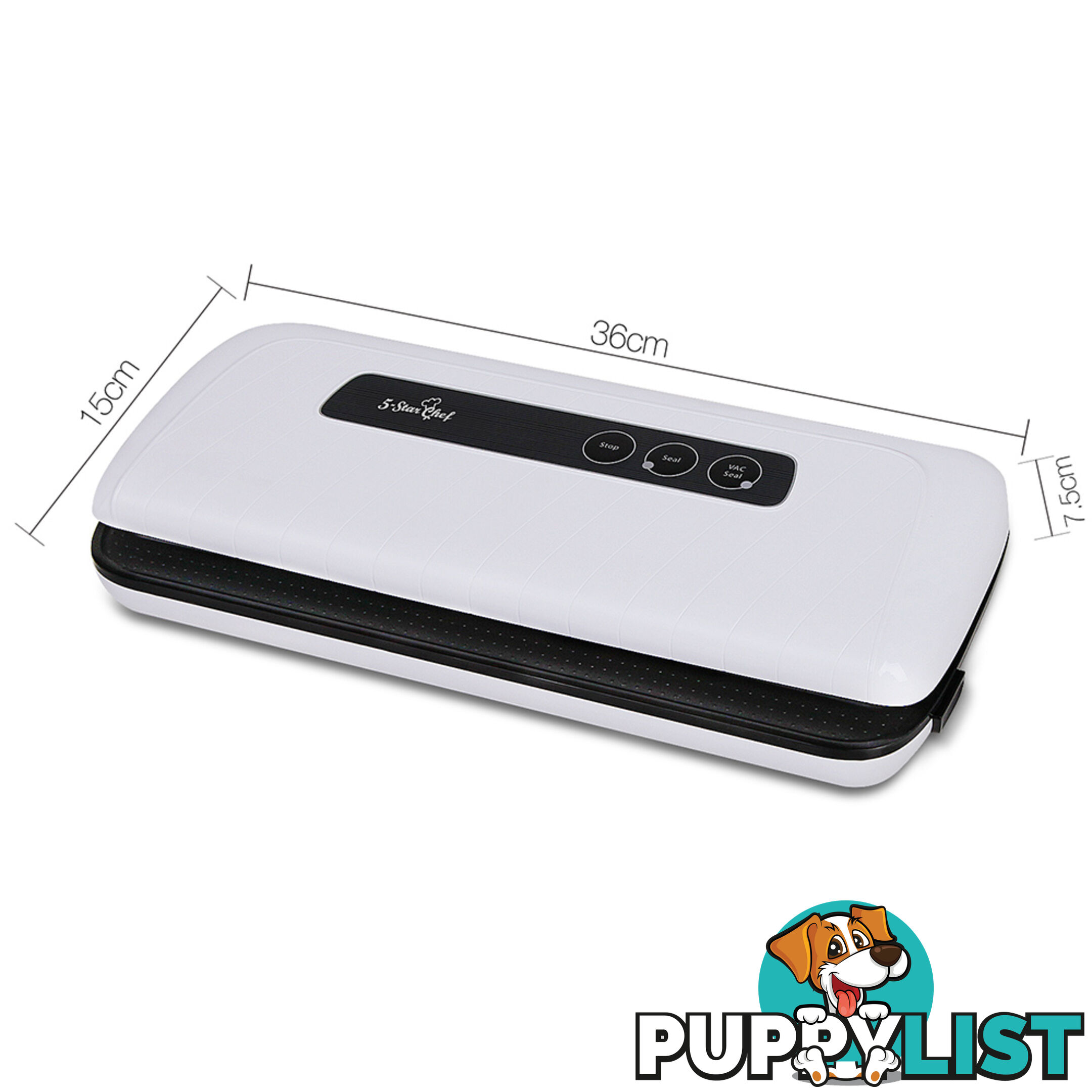 Vacuum Food Sealer Machine - White