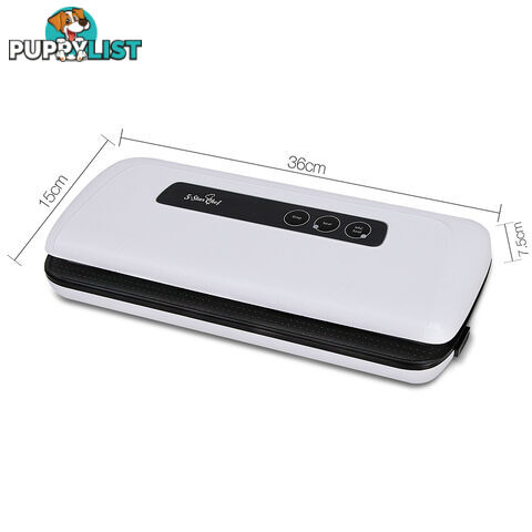 Vacuum Food Sealer Machine - White