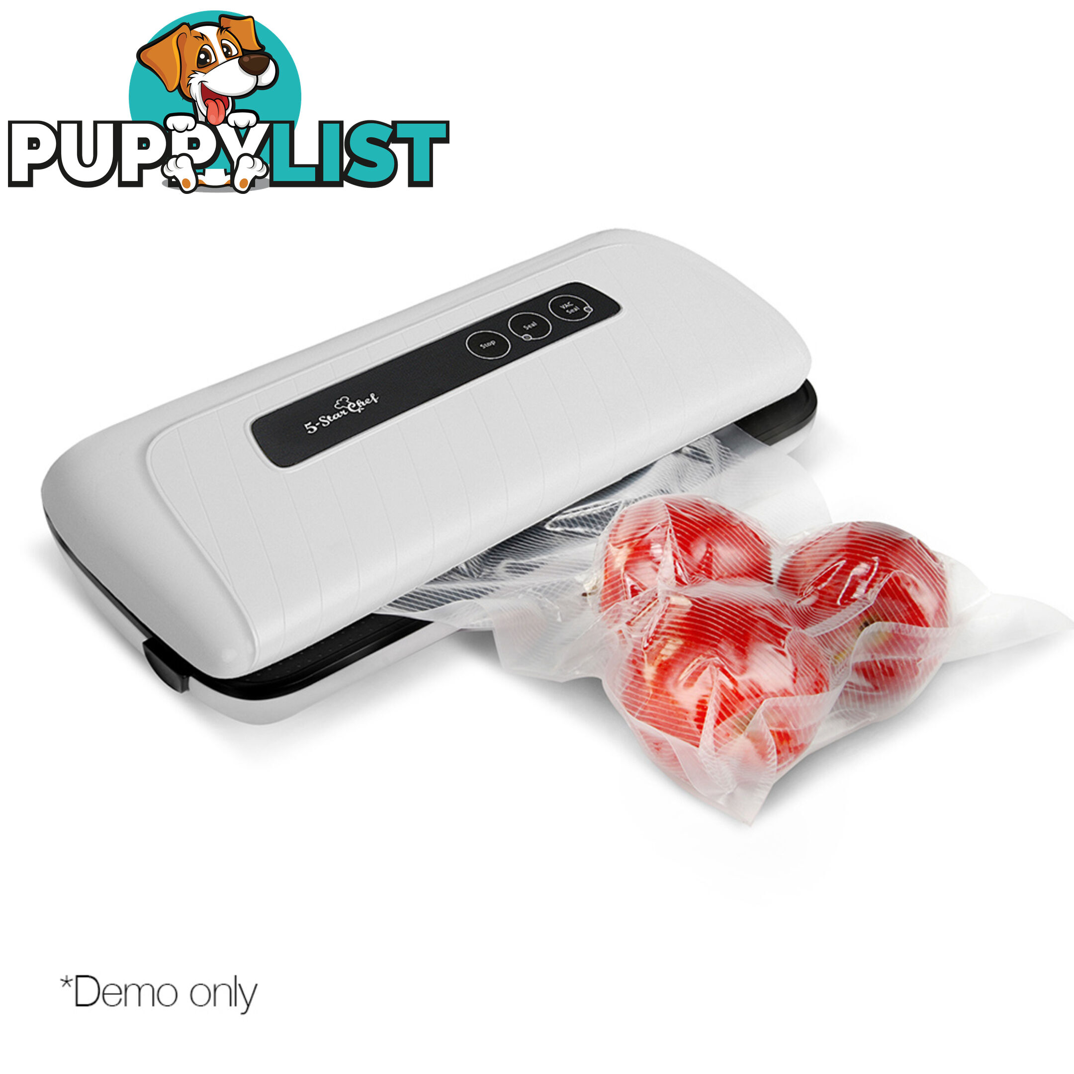 Vacuum Food Sealer Machine - White