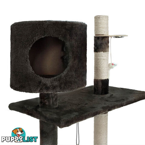 Cat Scratching Poles Post Furniture Tree 170cm Grey