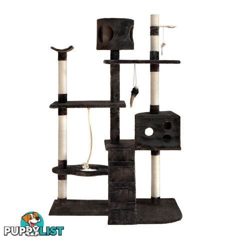 Cat Scratching Poles Post Furniture Tree 170cm Grey