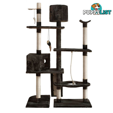 Cat Scratching Poles Post Furniture Tree 170cm Grey