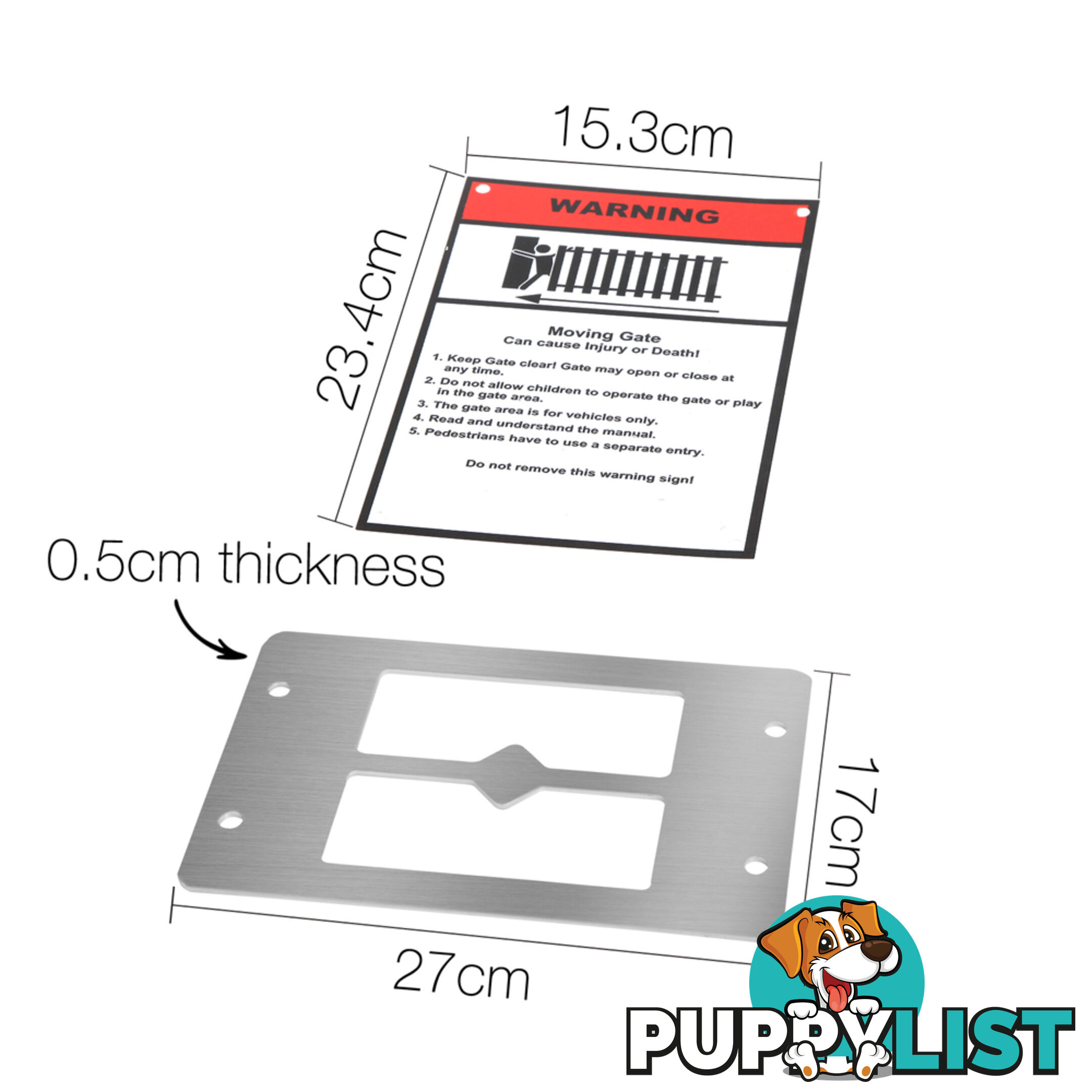 Automatic Sliding Gate Opener - 1800kg with 2 Remote Controls