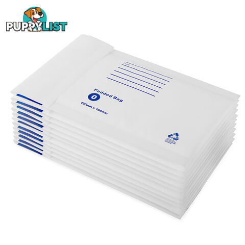 Set of 200 Bubble Padded Mailer Bag - 120mm x 180mm