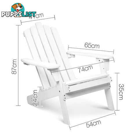 Adirondack Foldable Deck Chair