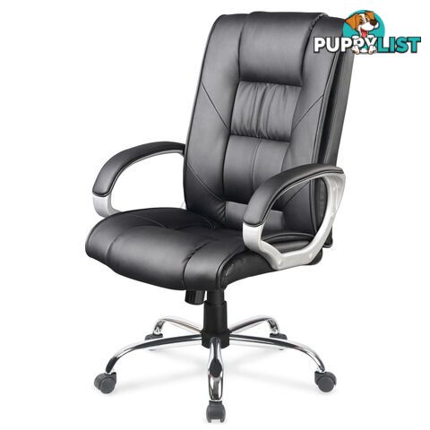 Executive PU Leather Office Computer Chair Black