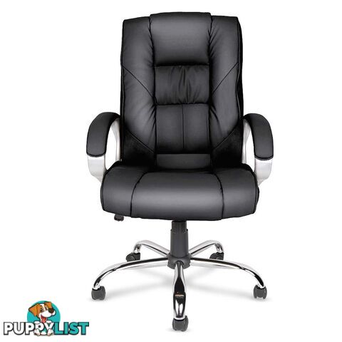 Executive PU Leather Office Computer Chair Black