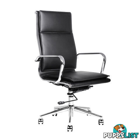 Executive PU Leather Office Computer Chair Black