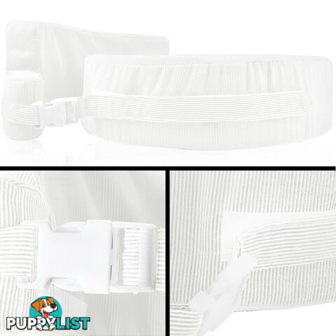 Baby Breast Feeding Support Memory Foam Pillow w/ Zip Cover White