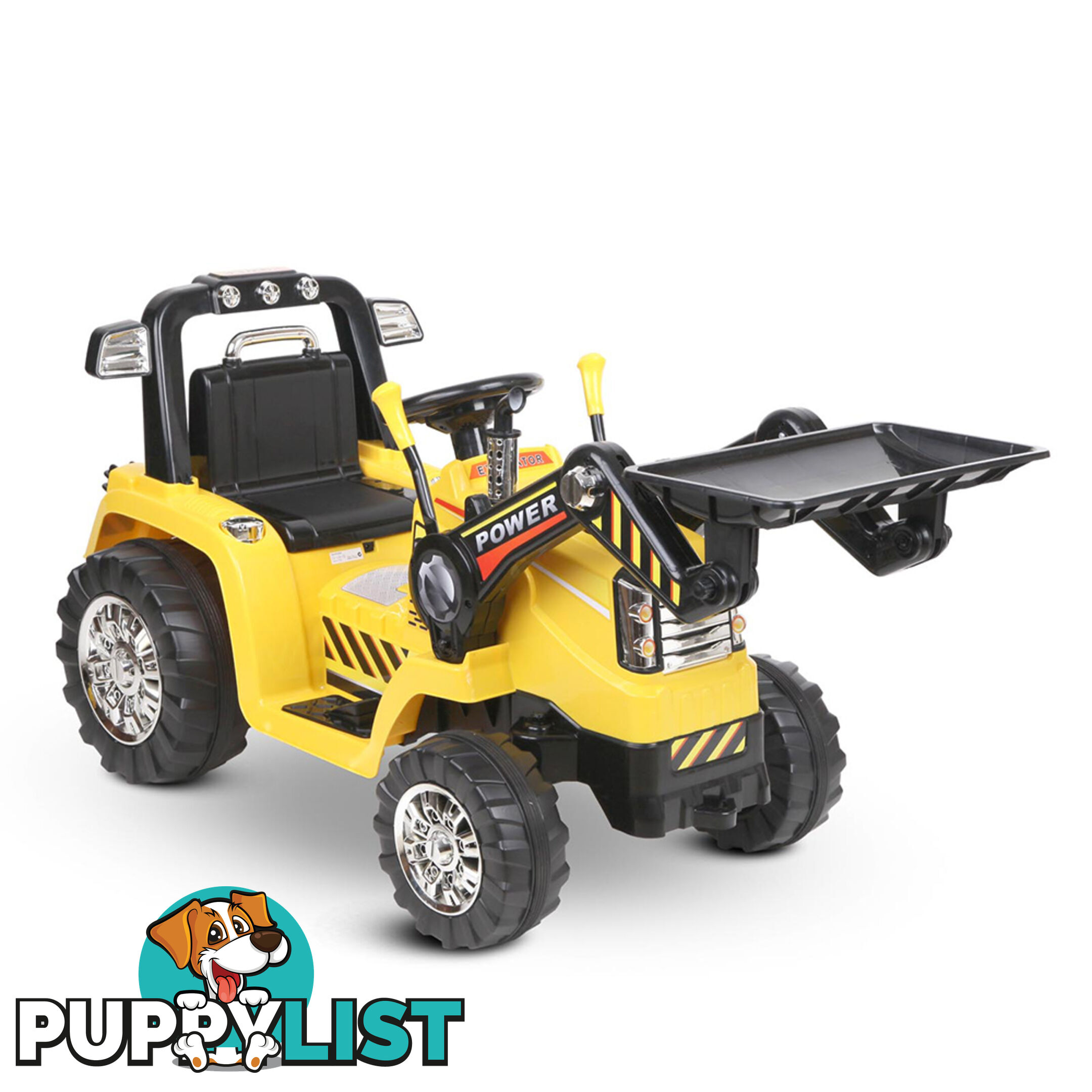 Kids Ride On Bulldozer _ Yellow