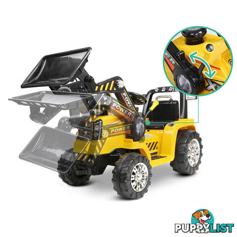 Kids Ride On Bulldozer _ Yellow