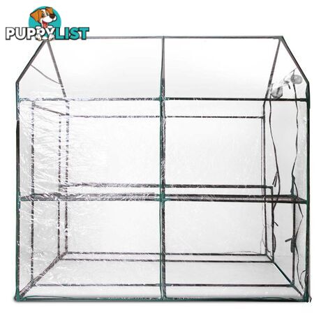 Greenhouse with Transparent PVC Cover - 1.9M x 1.2M