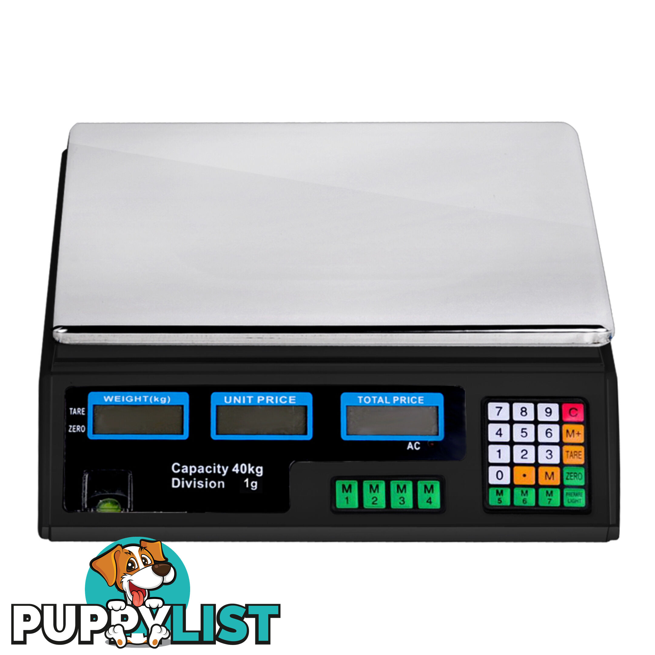 Kitchen Electronic Digital Scales 40kg  Black