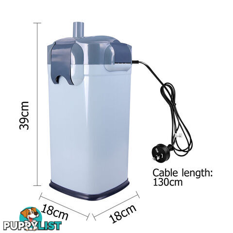 1200LPH Aquarium Fish Tank External Canister Filter