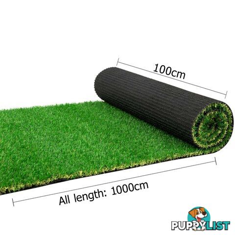 Artificial Grass 10 SQM Polyethylene Lawn Flooring 20mm Olive