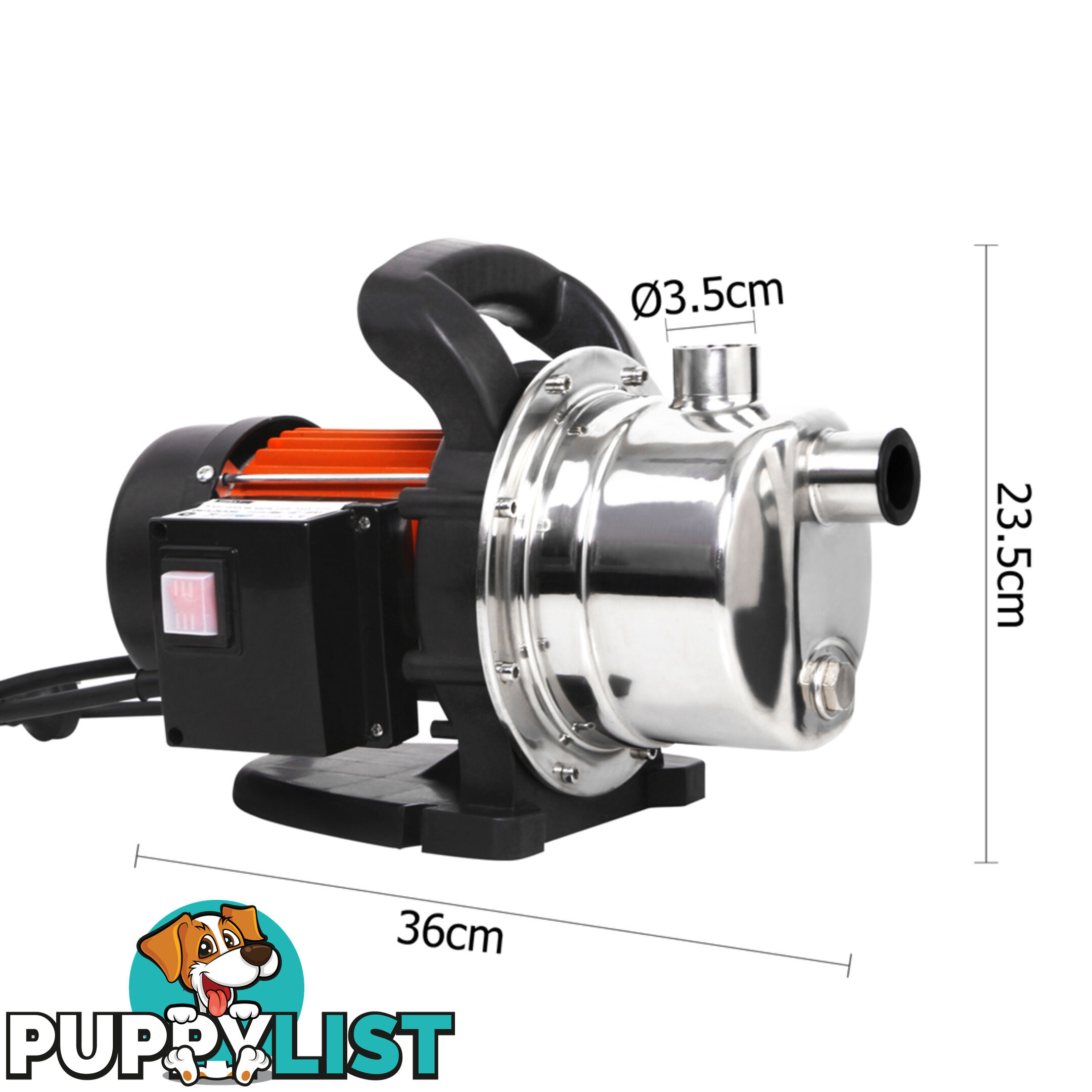 1400w Stainless Steel Garden Water Pump 70L/Min