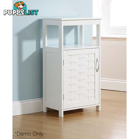 Weave Floor Unit in WHITE