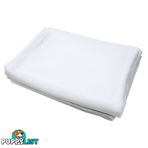 6 Pcs Wedding Table Cloth Rectangle 259cm White