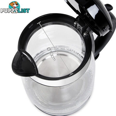 LED Cordless Glass Kettle _ 1.7L