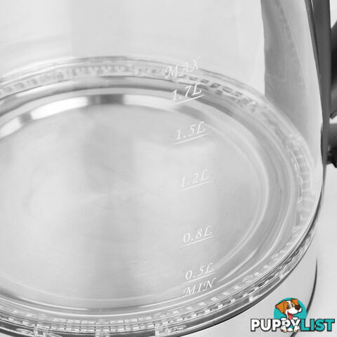 LED Cordless Glass Kettle _ 1.7L