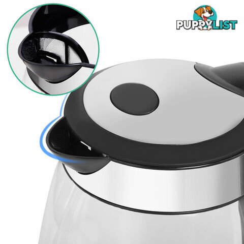 LED Cordless Glass Kettle _ 1.7L