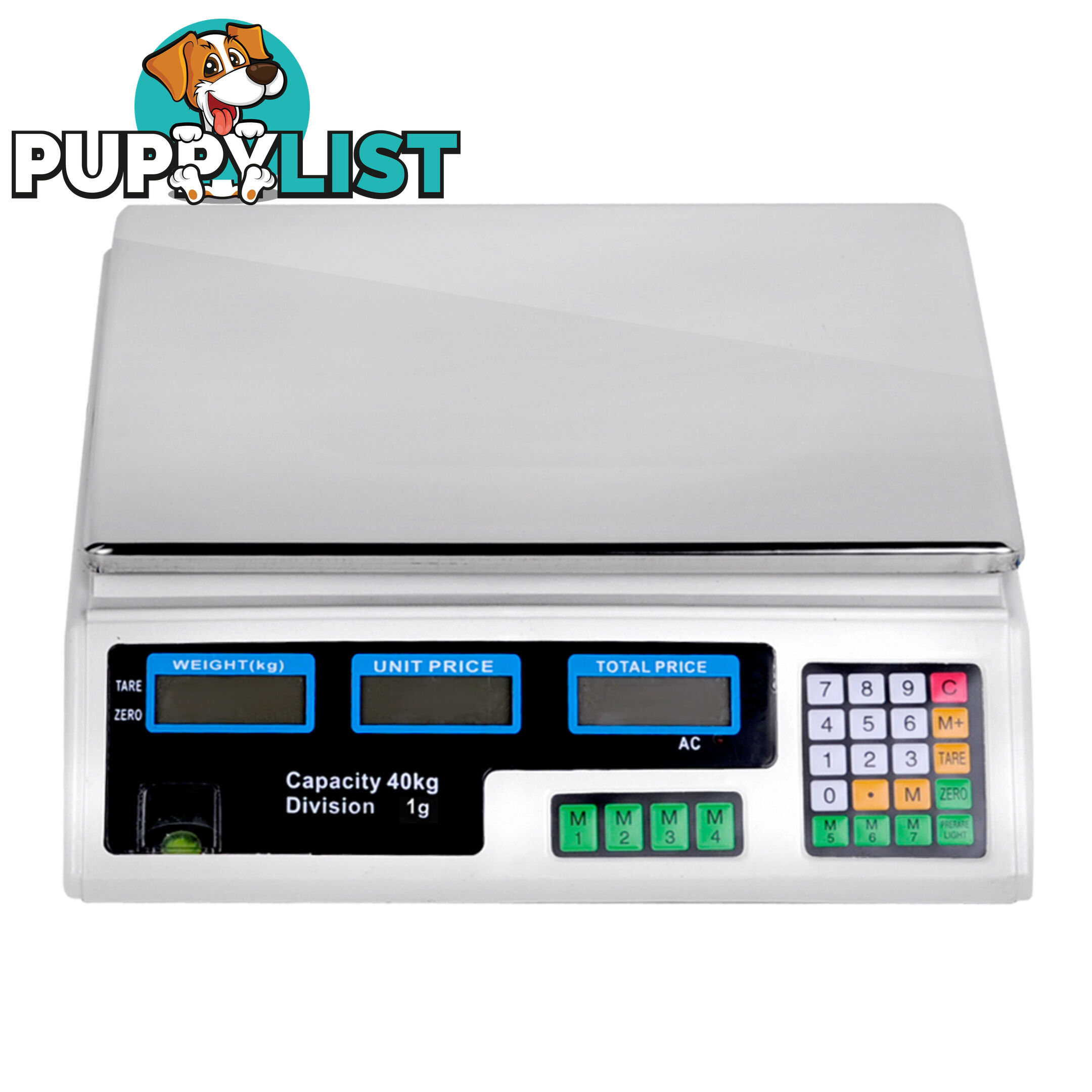 Kitchen Electronic Digital Scales 40kg  White