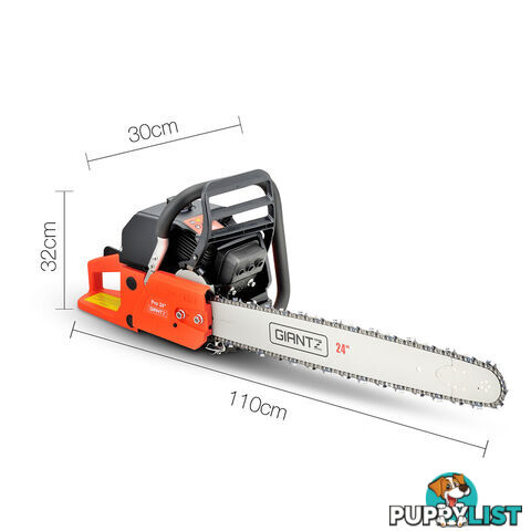 92CC Power Chainsaw 24" Bar