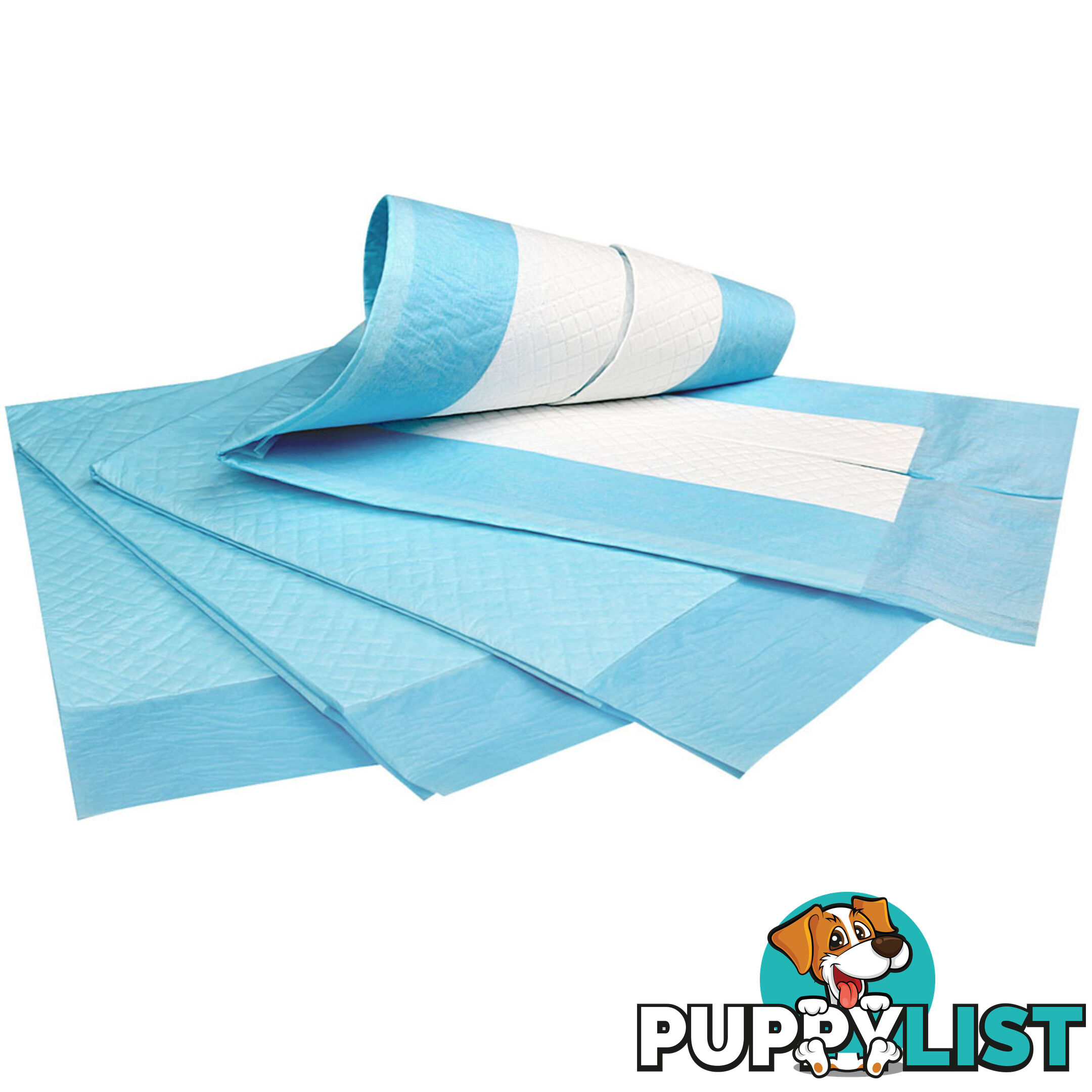 200 Puppy Pet Dog Toilet Training Pads Blue