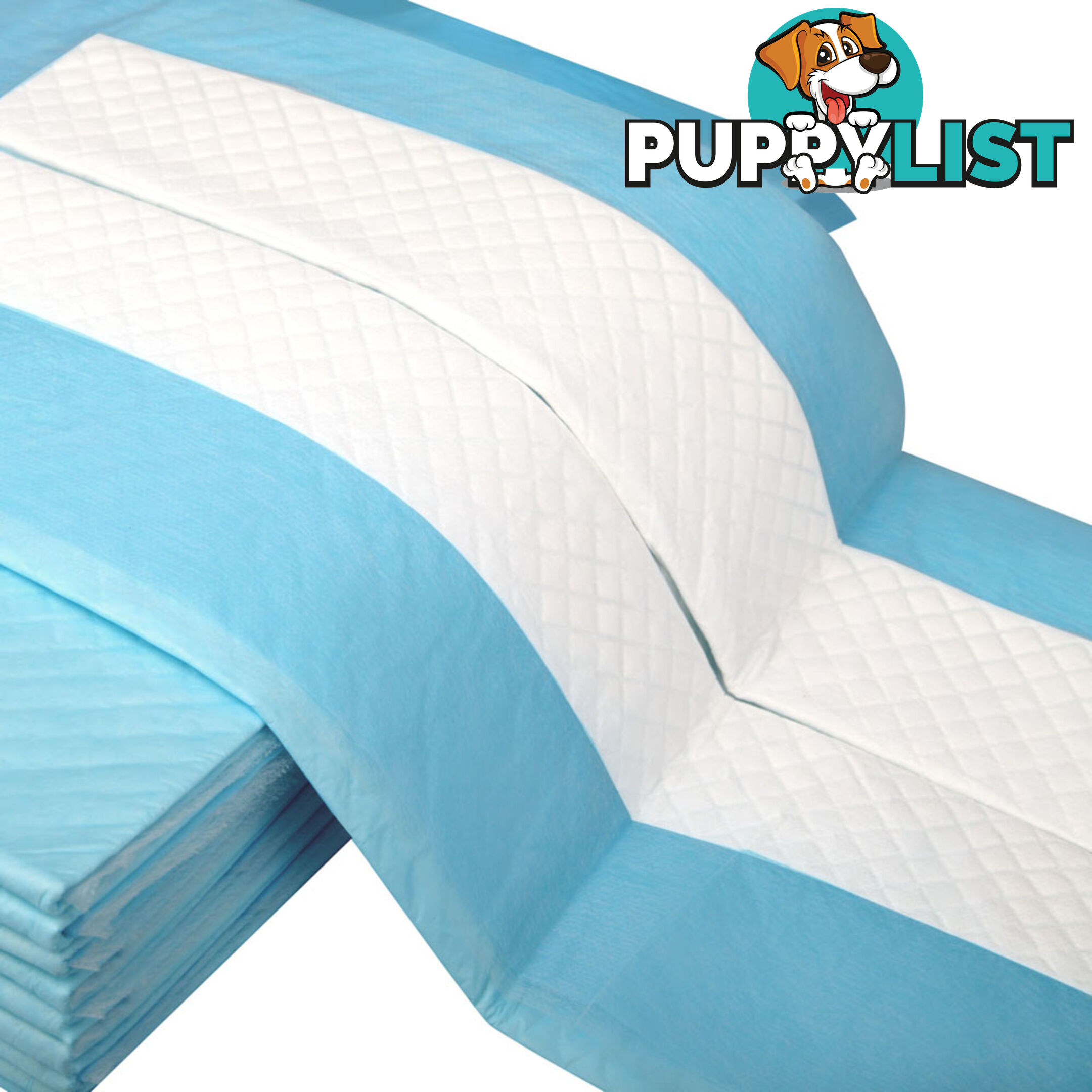 200 Puppy Pet Dog Toilet Training Pads Blue