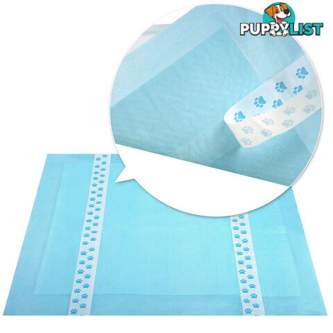 200 Puppy Pet Dog Toilet Training Pads Blue