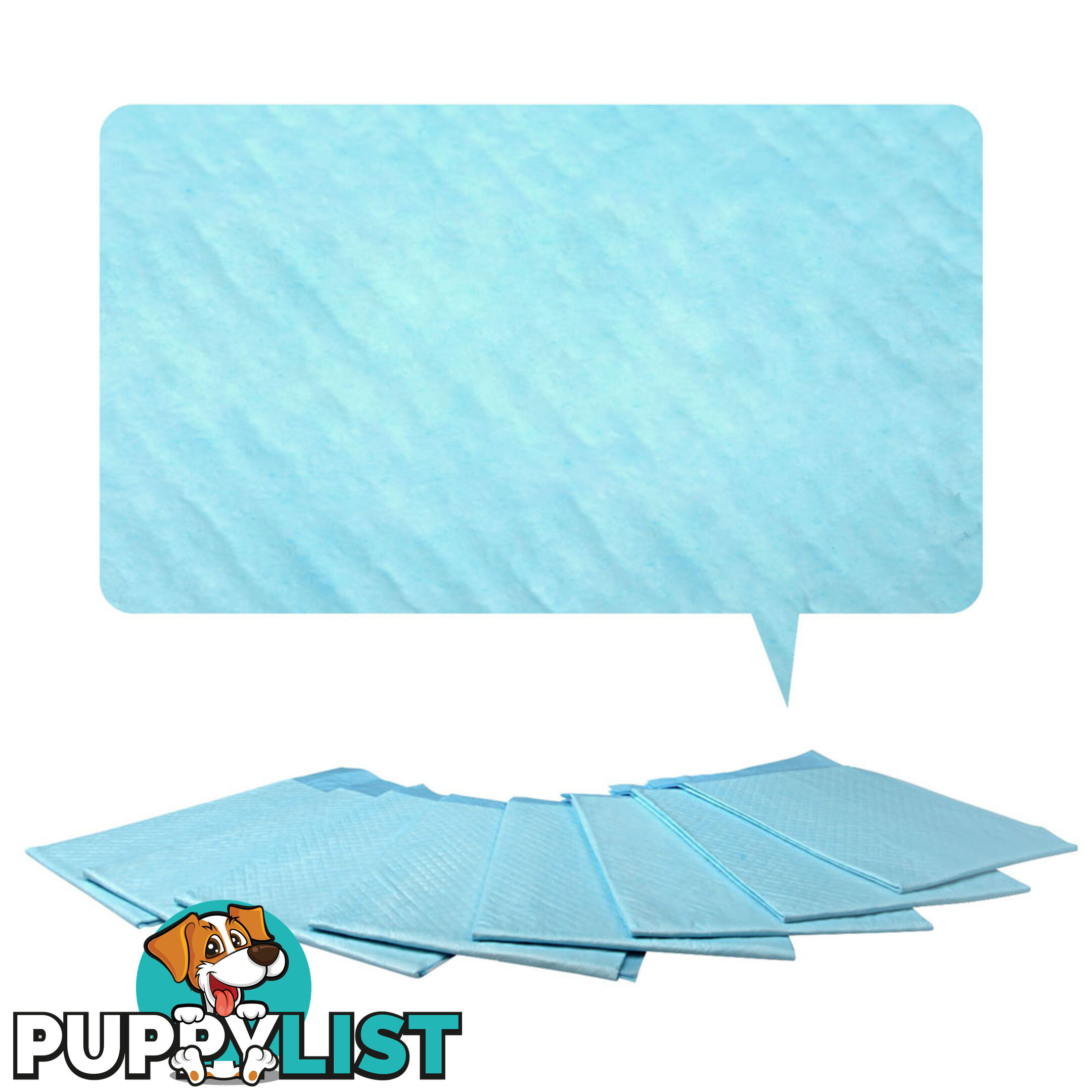 200 Puppy Pet Dog Toilet Training Pads Blue