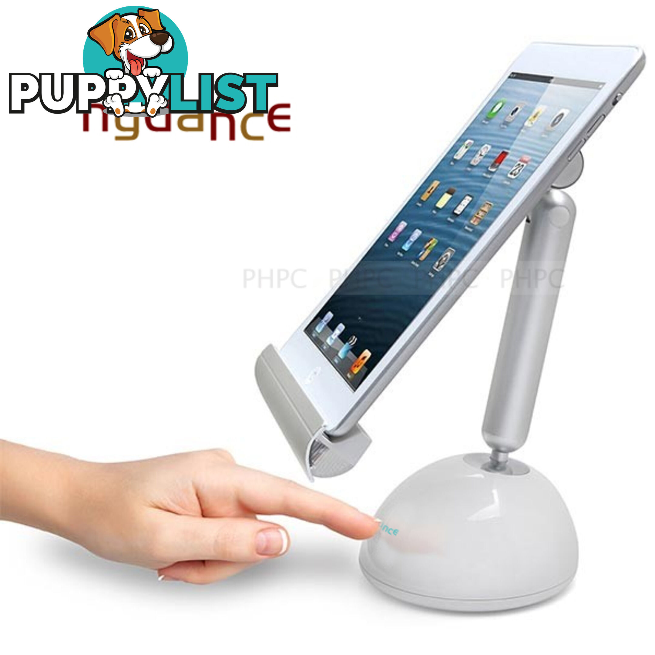 Hydance Deluxe Tablet Stand with LED Light