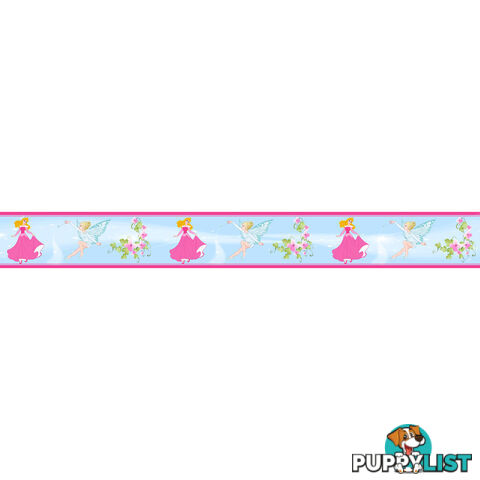 Girls Princess Wall Border Stickers - Totally Movable