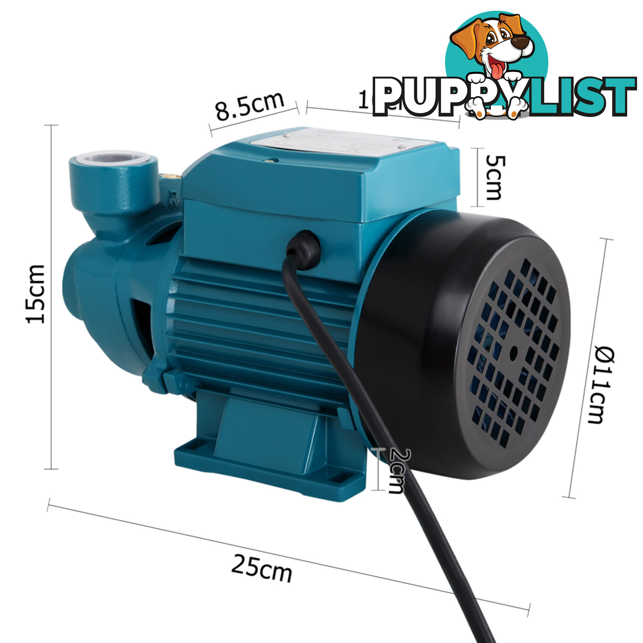 Electric Clean Water Pump 35L/Min 1/2/HP