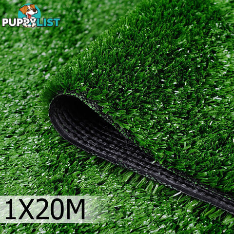 Artificial Grass 20 SQM Polypropylene Lawn Flooring 1X20M Olive Green