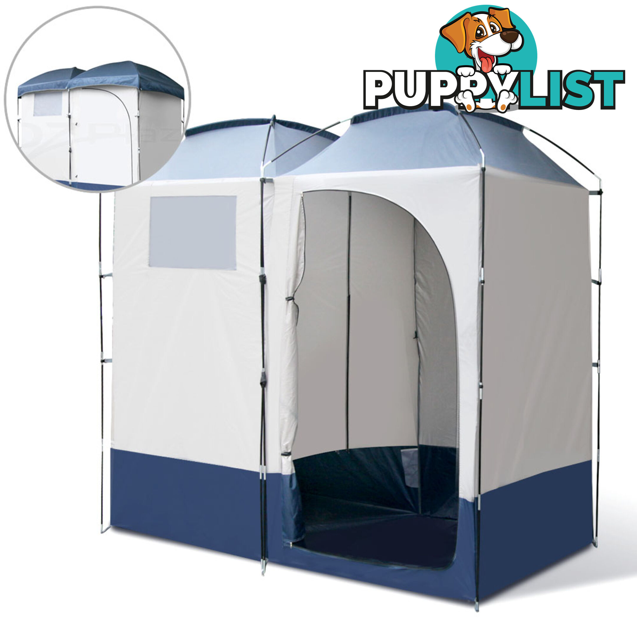 Weisshorn Camping Shower Tent - Double