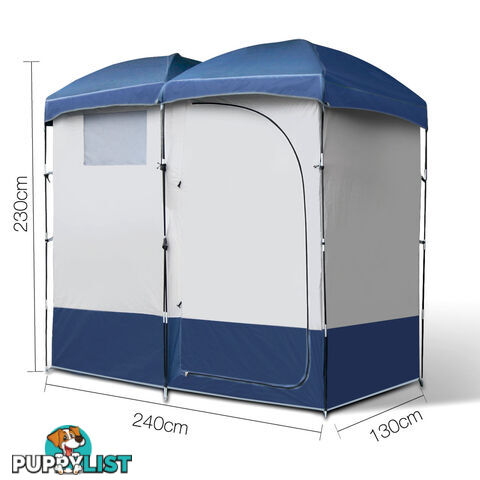 Weisshorn Camping Shower Tent - Double