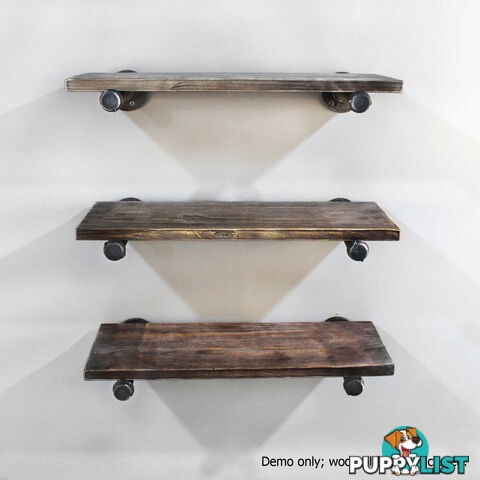 Set of 10 Rustic Vintage Bracket Mount 8"