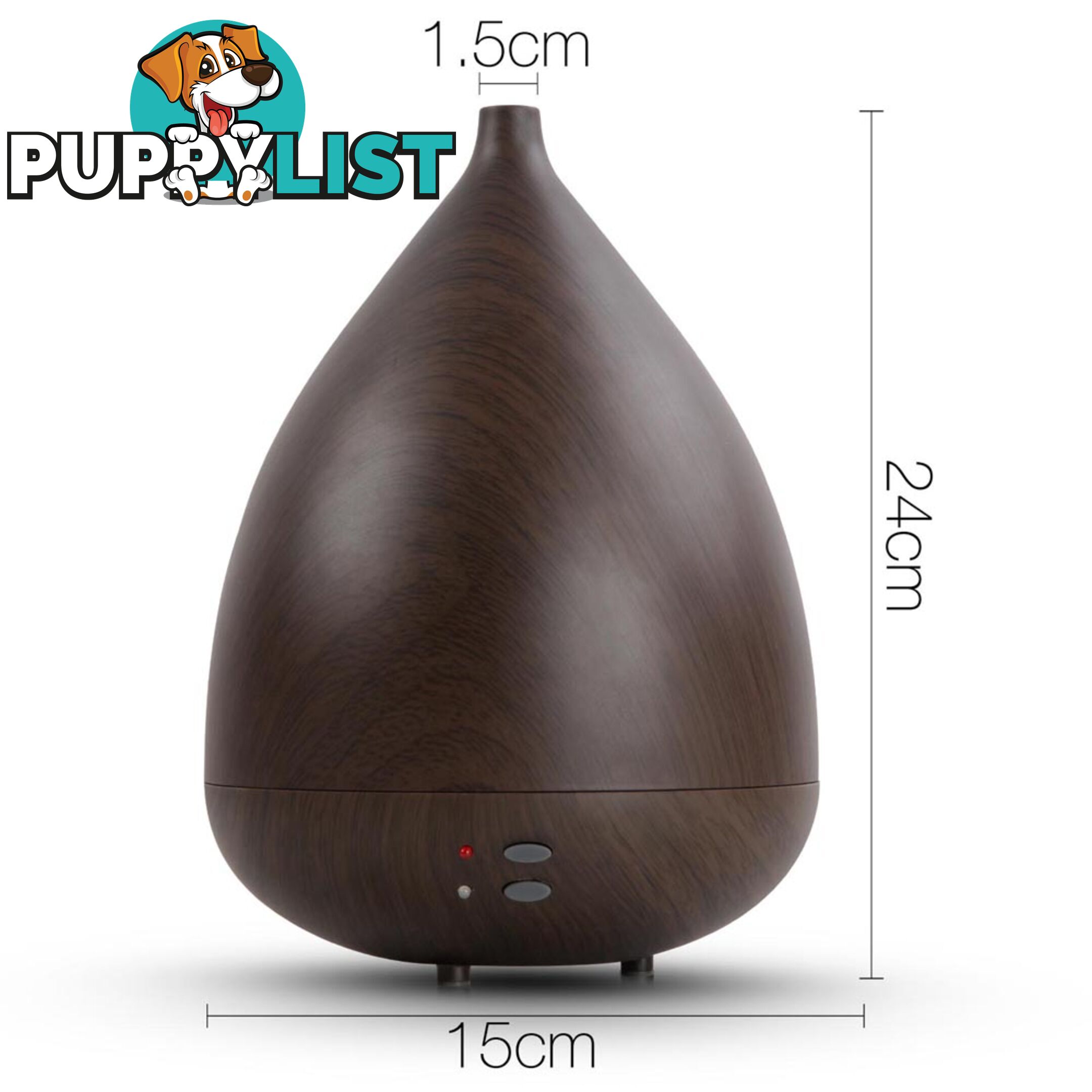 300ml 4-in-1 Aroma Diffuser Dark Wood