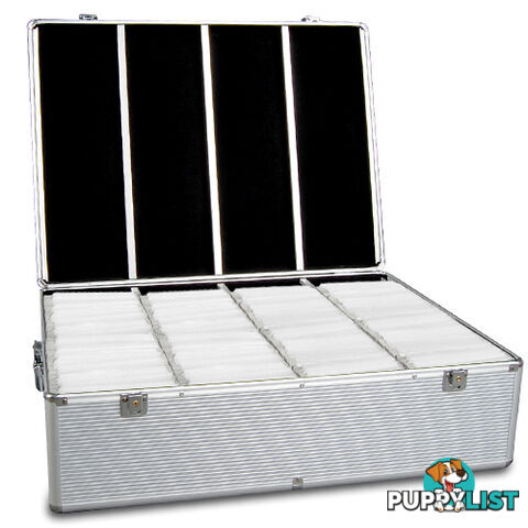 Aluminium CD DVD Bluray Storage Case Box 1000 Discs SL