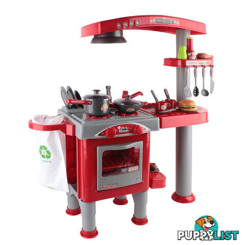 Kitchen Pretend Play Set Red