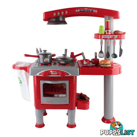 Kitchen Pretend Play Set Red