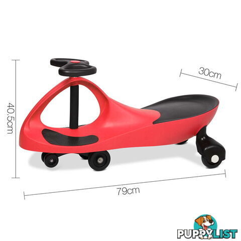 Pedal Free Swing Car - Red