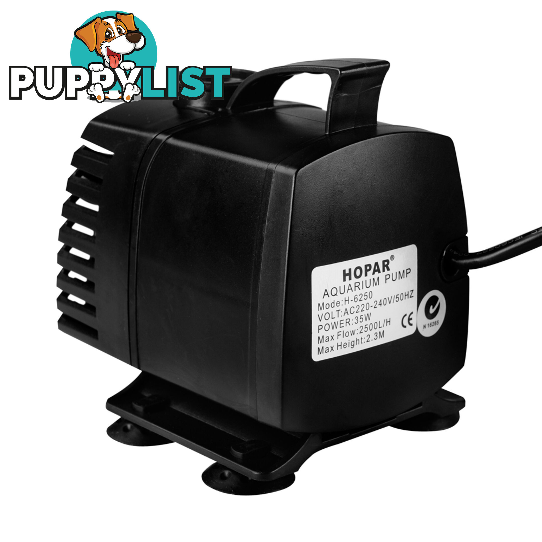 2500LPH Aquarium Fountain Pond Submersible Water Pump