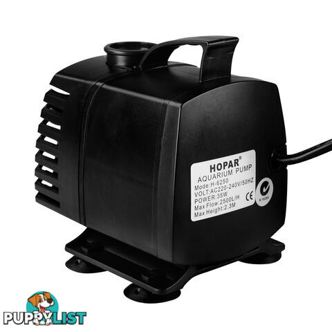 2500LPH Aquarium Fountain Pond Submersible Water Pump