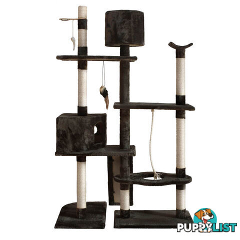 Cat Scratching Poles Post Furniture Tree 170cm Grey