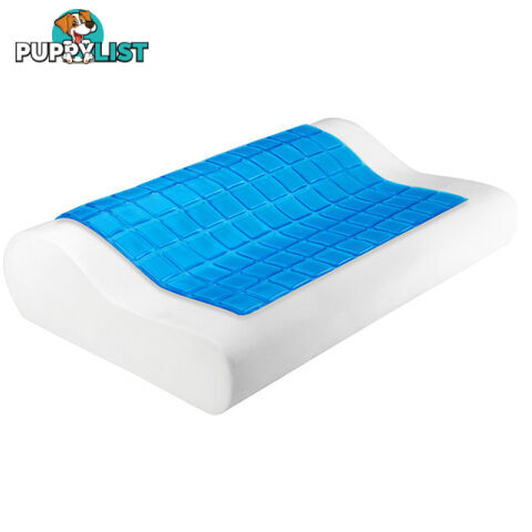 Set of 2 Cool Gel Top Memory Foam Pillow