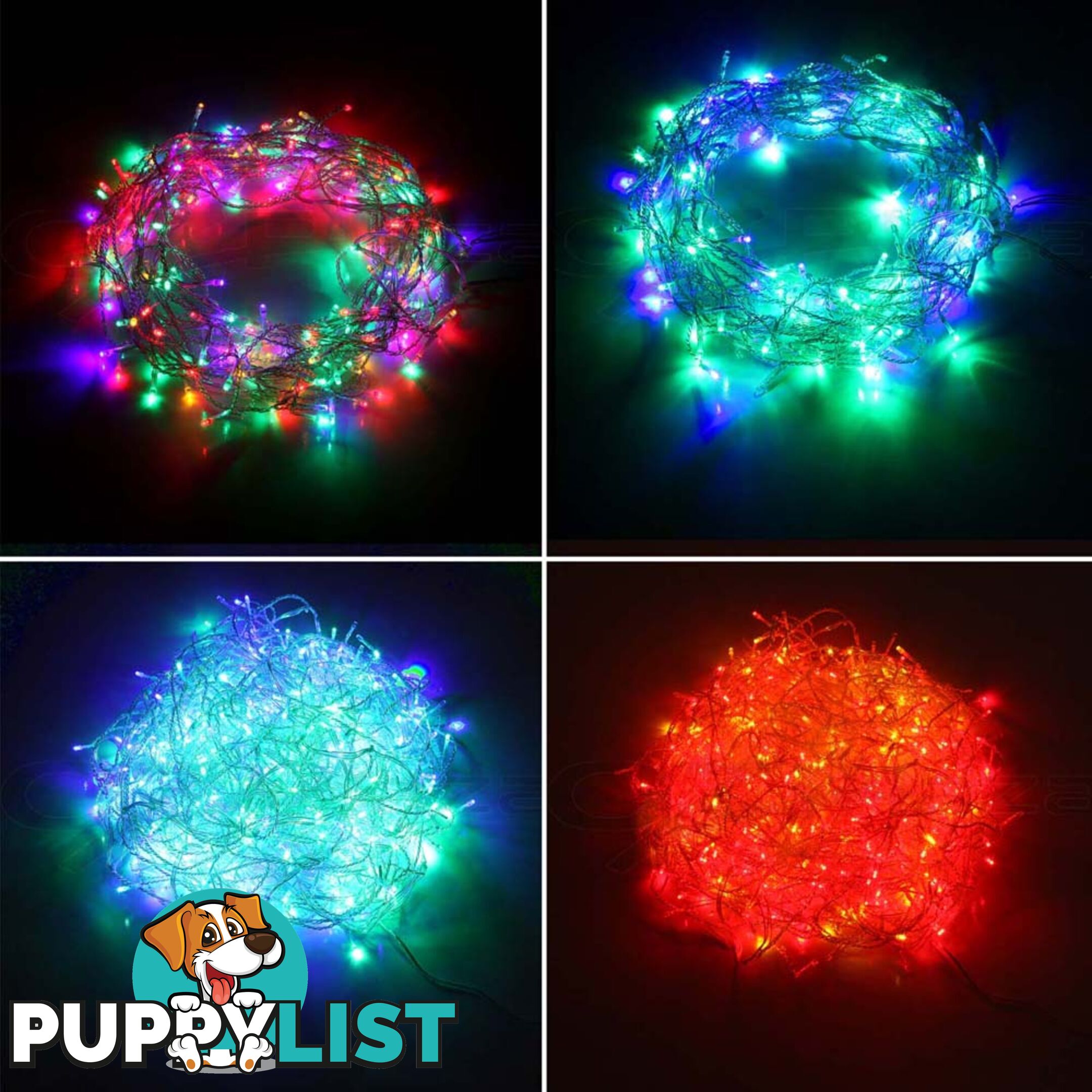 500 LED Christmas String Lights Multi Colour